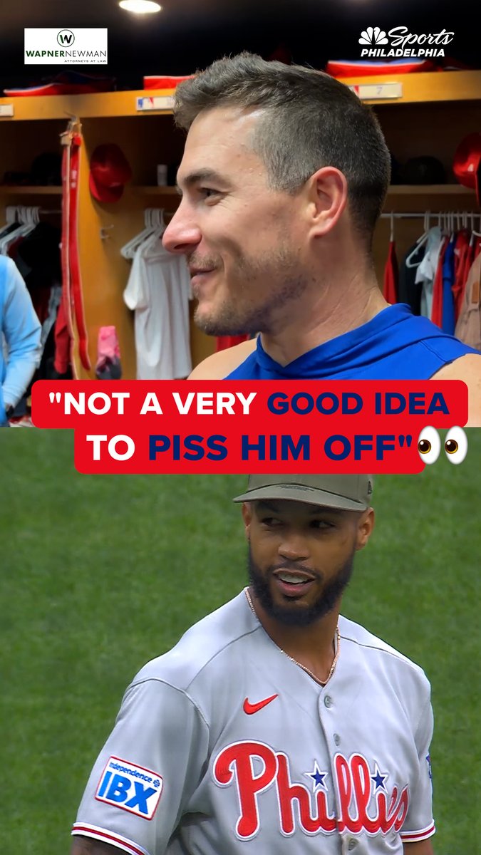 "That wasn't a very good idea to piss him off." Apparently Marcell Ozuna told Cristopher Sánchez that he was gonna homer off him 😬 | Wapner Newman