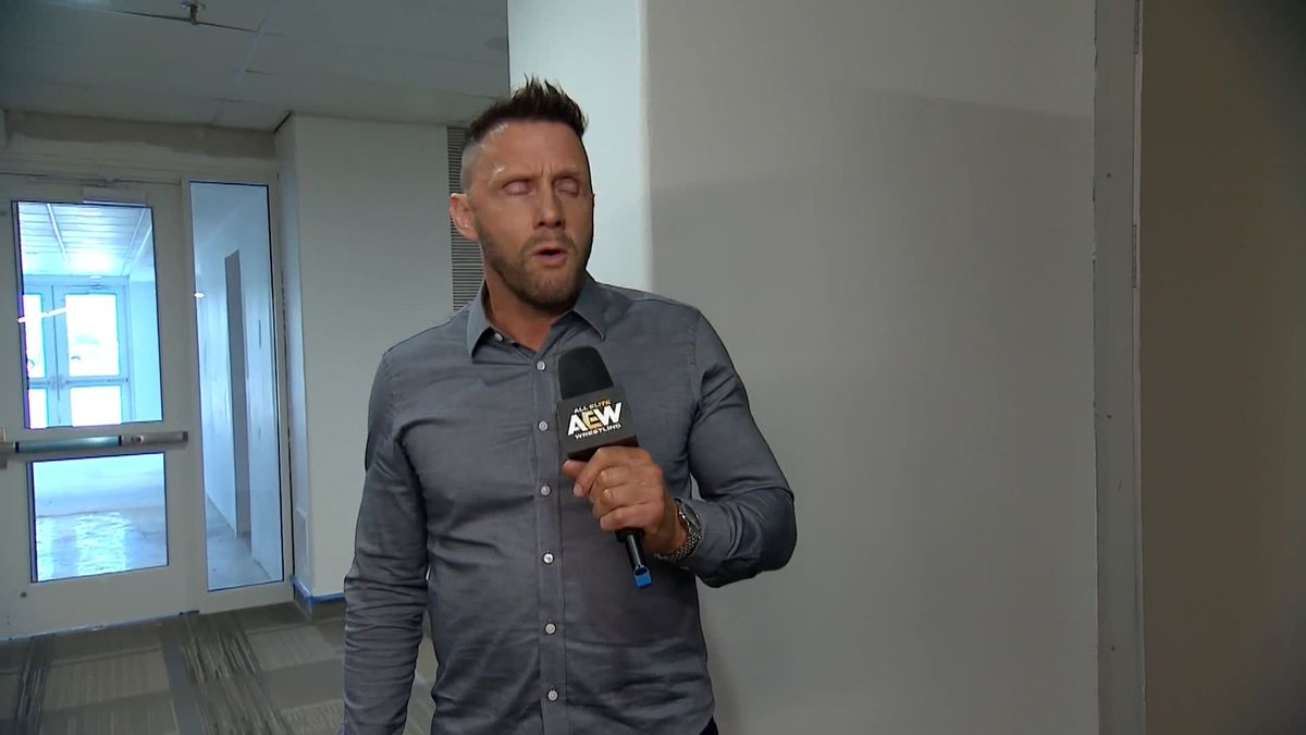 CRU LIO RUSH IS BACK... OR IS HE. Lio Rush talks absolutely normal to Nigel McGuinness but as soon as he leaves... turns himself into BLACKHEART LIO RUSH. HE'S 100% TROLLING ACTION ANDRETTI AND EVERYBODY ELSE WITH HIS SPLIT PERSONALITY. 😭