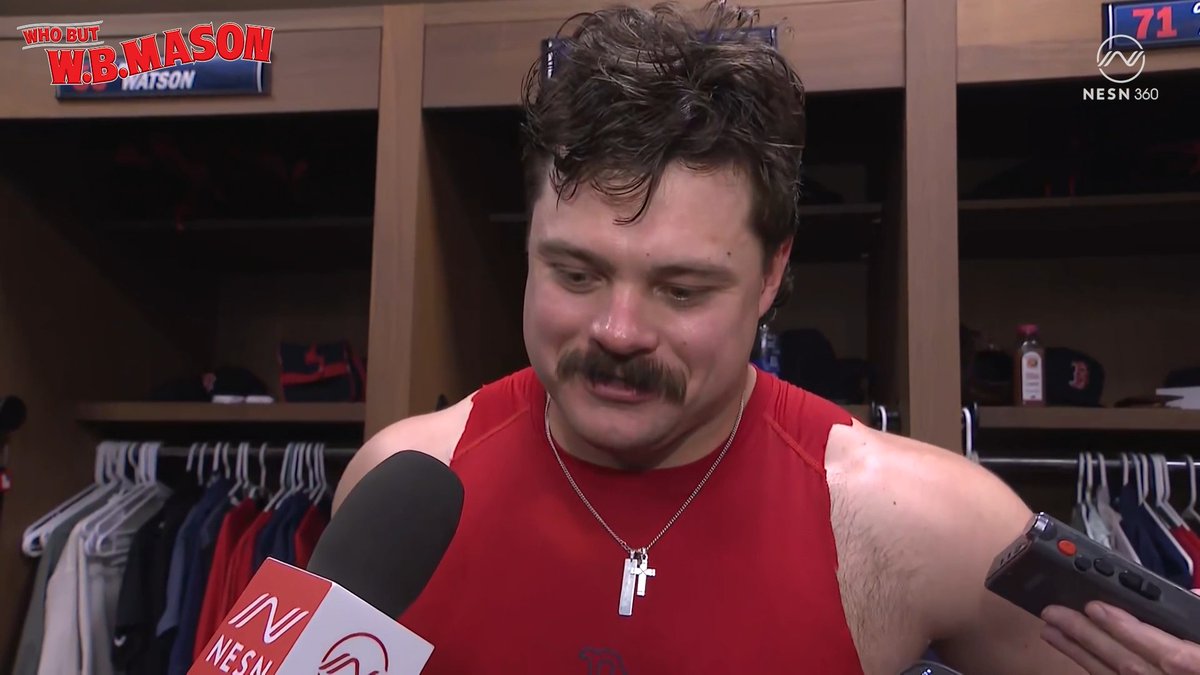 Tolle: "That was a lot of fun... Mickey called a freakin' great game. The one time that I shake him, it's my fault and he gets a double." 😆 🎙️ Presented by W.B. Mason Co.