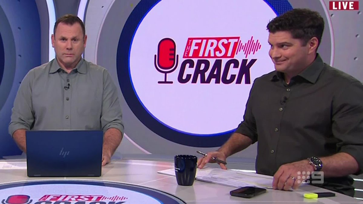 "That's one of your best, Nath" 👏👏 The panel loved this week's Media-Ocre 👌 #9AFLSFS | Watch on 9 &amp; 9Now 🖥️