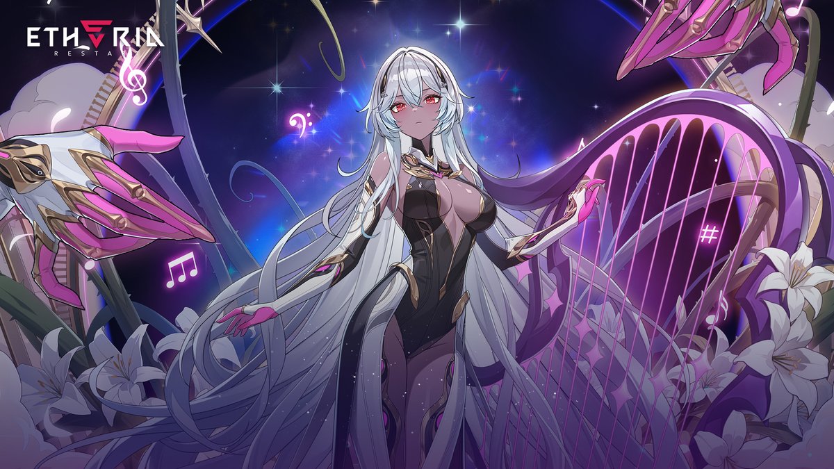 New Animus - Sharon //Etheria ID: Sharon //Title: Soul Anthem //Faction: Leiboz Life "The wood may rot and the strings may rust, but the taste of hatred only sharpens with time." #EtheriaRestart