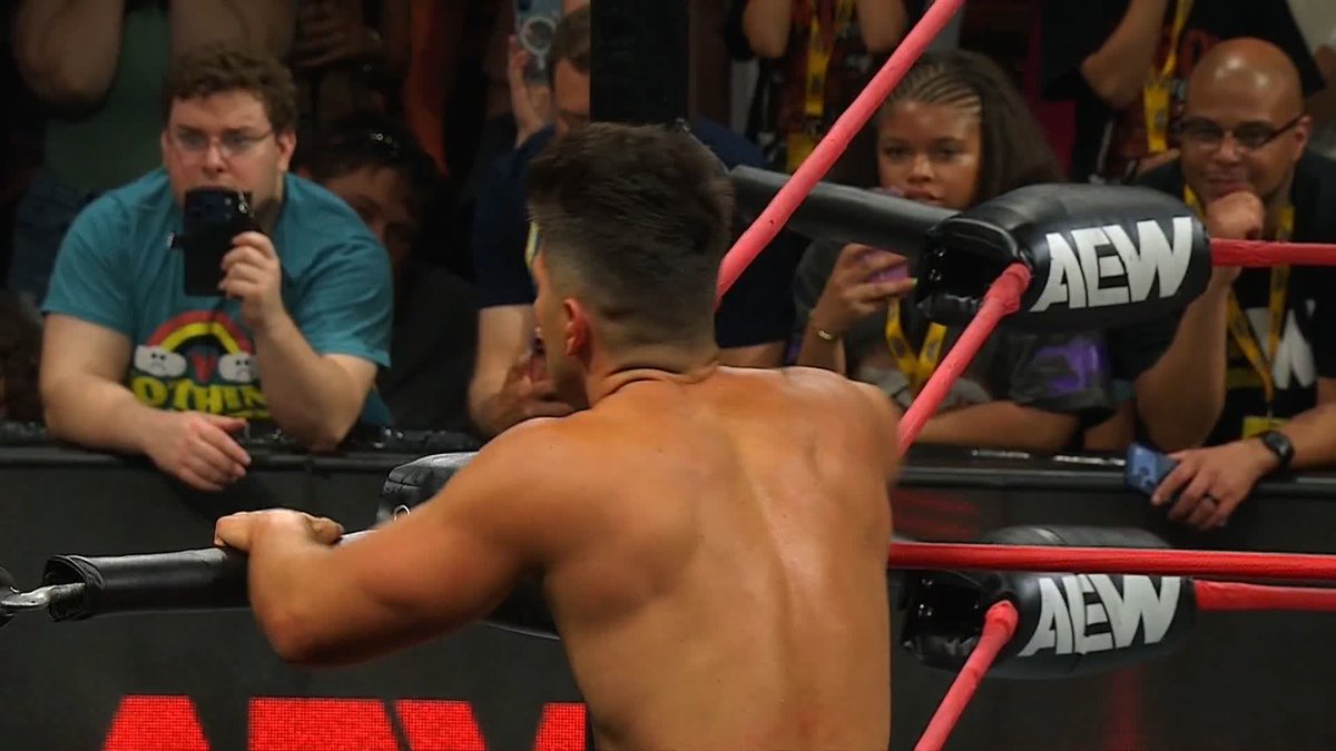 CRASHING THROUGH THE TABLE! Watch #AEWCollision LIVE on TNT + HBO Max