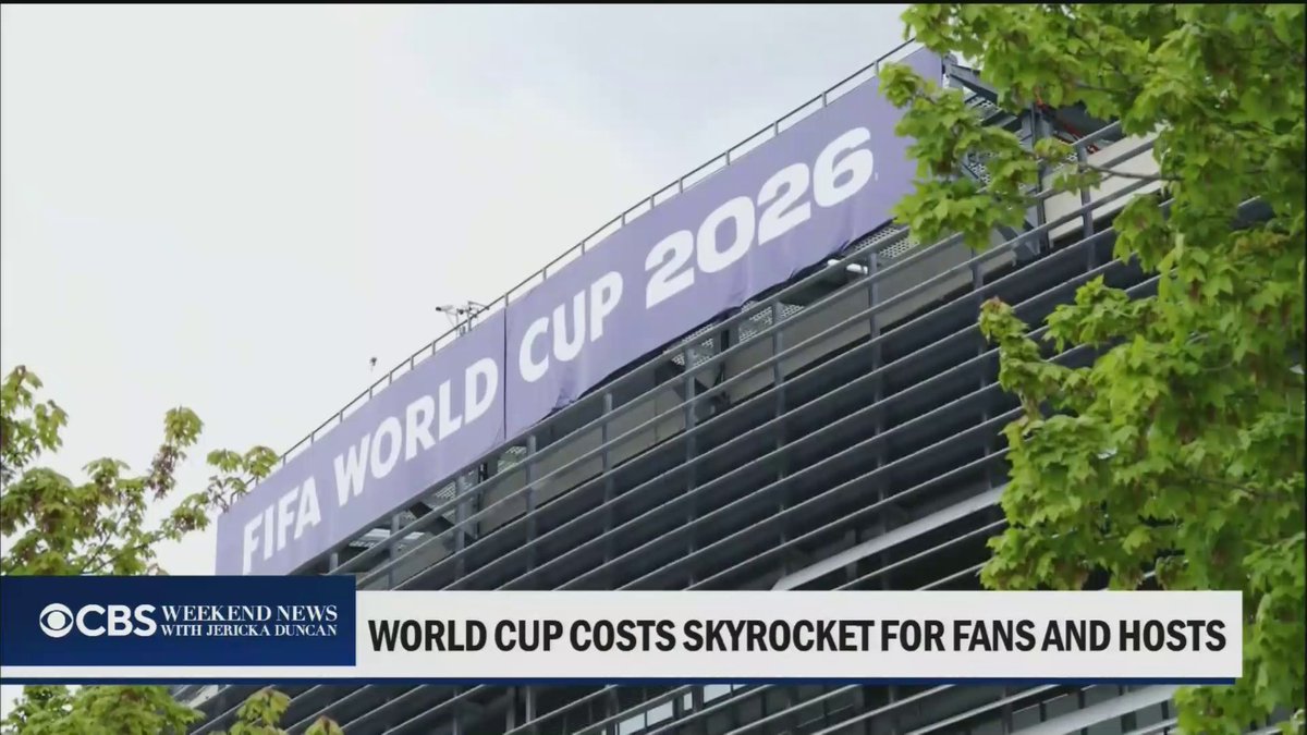 Anticipation is building for next month’s World Cup Soccer Tournament, and so are costs, for both fans and the host cities. CBS News’ Adam Yamaguchi has more.