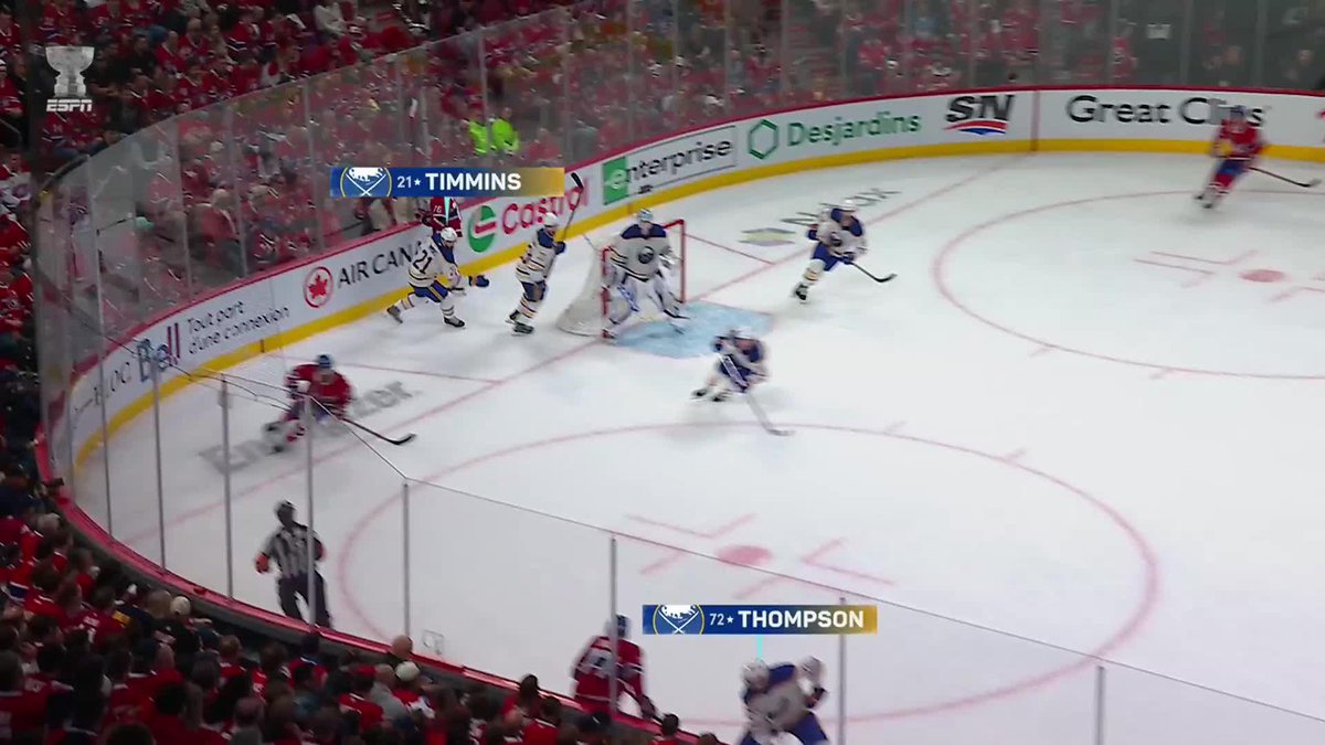 TAGE THOMPSON NAILS THE EMPTY NET FROM DISTANCE