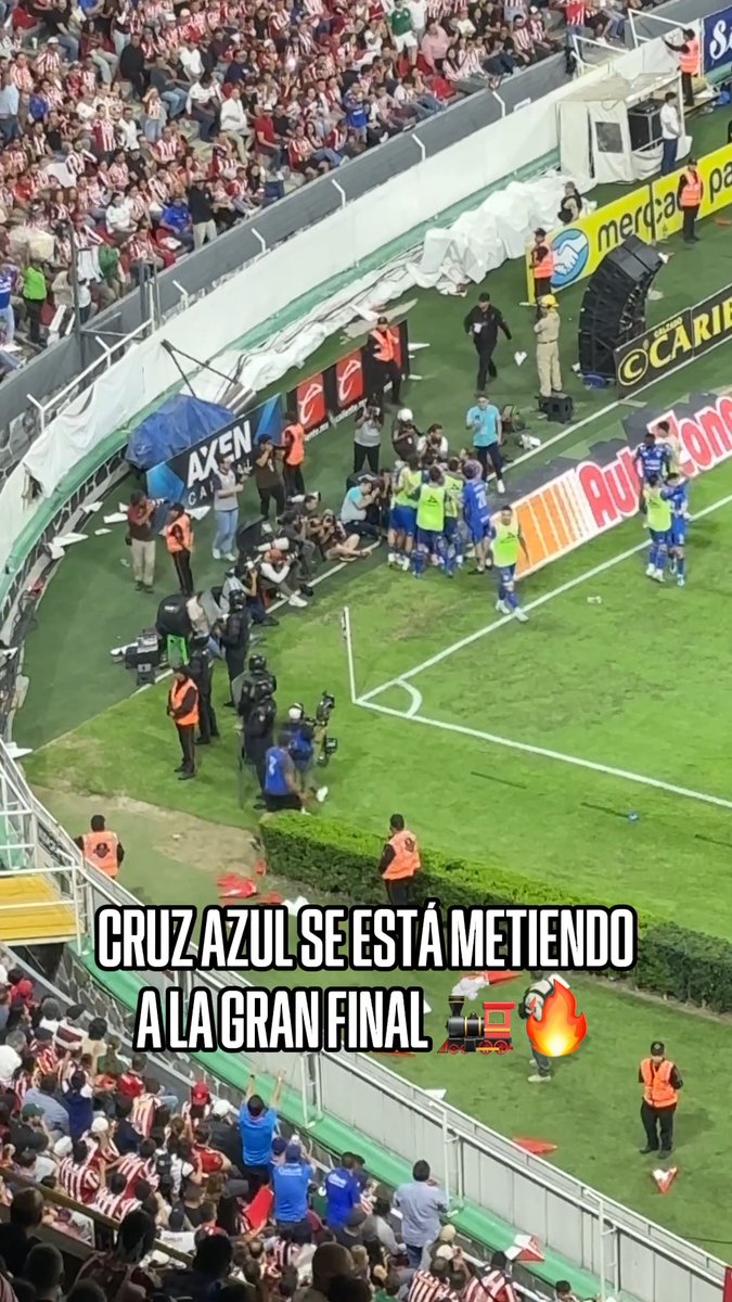 ¡CON UN PIE EN LA FINAL! 🤩 🚂 Palavecino está anotando el gol que le está dando el pase a la gran final de manera momentánea a Cruz Azul.