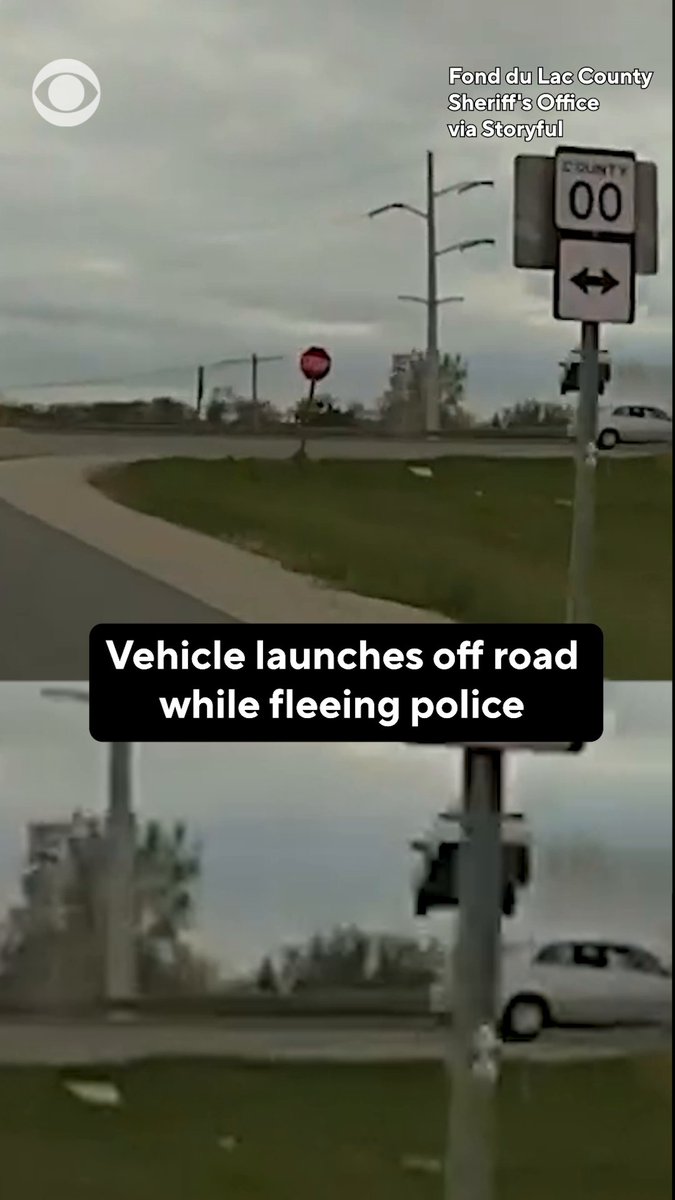 A felony suspect in Wisconsin fled police, crashed into a field after jumping another vehicle, and was tased while trying to escape before being arrested on multiple charges.