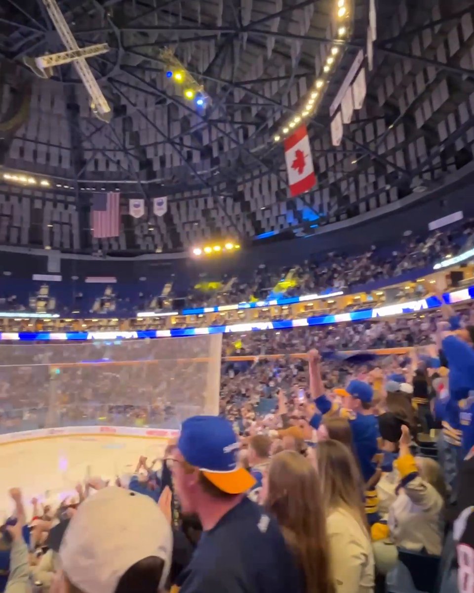 The Buffalo Sabres watch party is pumped this series is coming back home for #Game7! ๐ #StanleyCup