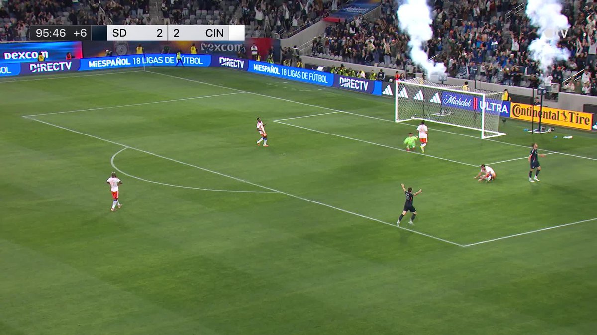 Marcus Ingvartsen gets his second of the night! 🤯 San Diego FC take the lead laaaate in this one!
