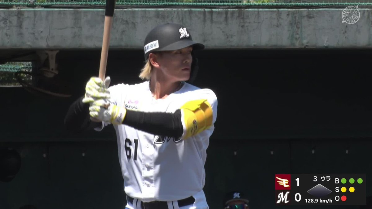 ダイナマイト発動 山本大斗 確信弾! ファーム第1号ソロ! ⚾ロッテ×楽天(ファーム) #イージースポーツ #chibalotte #だったらDAZN