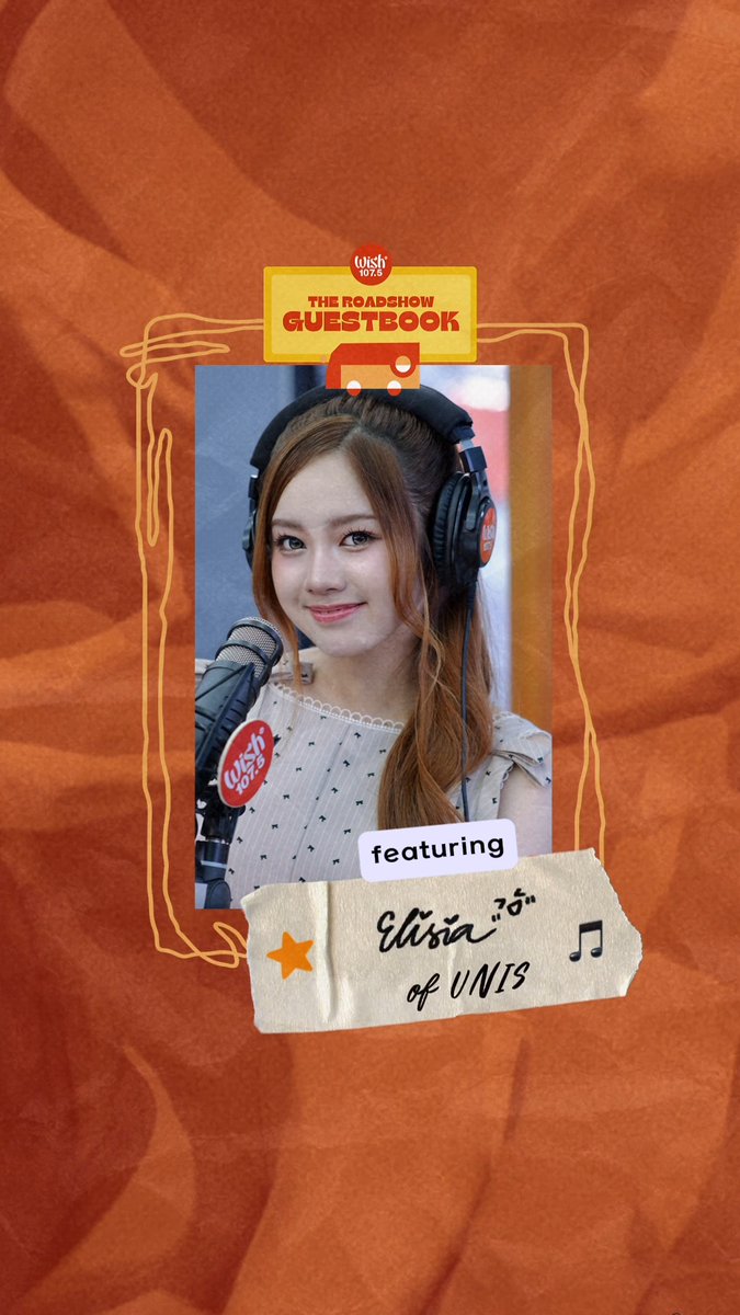 A dream collab with Maki. A cosmic one-night Wish Bus gig. Have a look at #UNIS #Elisia’s Roadshow Guestbook page! 😍