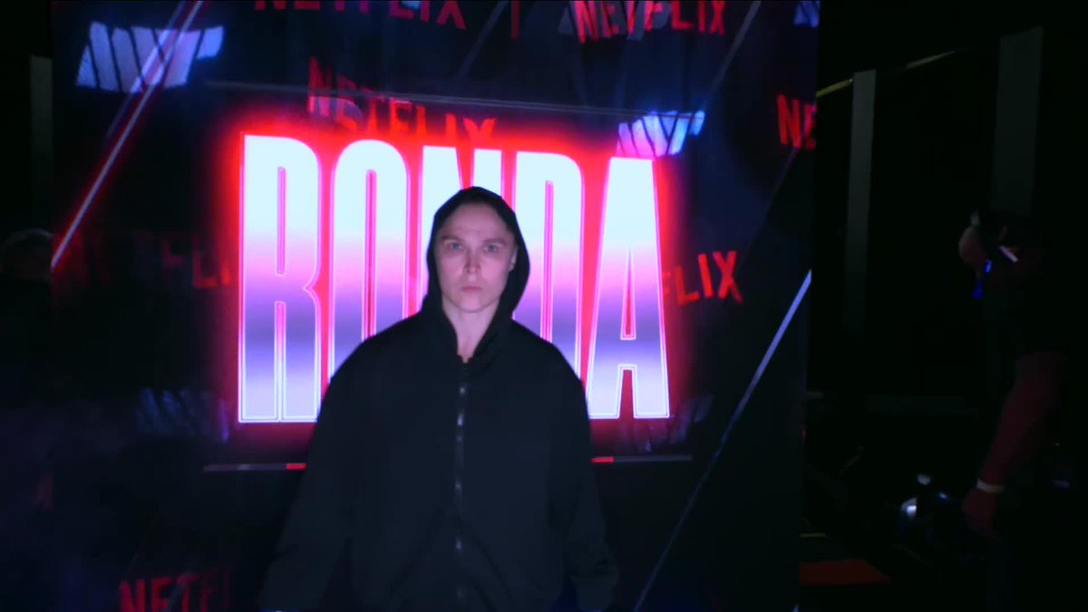 RONDA ROUSEY MAKES THE WALK! ——— LIVE NOW 🌎 NETFLIX #RouseyCarano #DiazPerry #NgannouLins