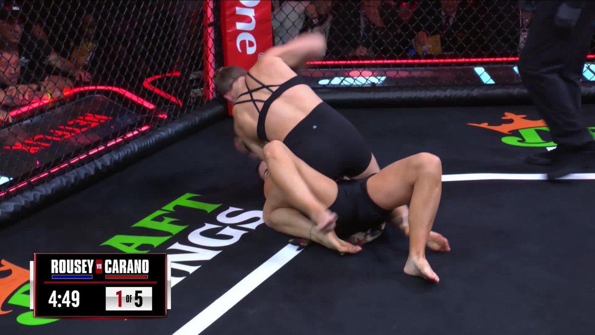 RONDA ROUSEY GOES AFTER GINA IMMEDIATELY! ——— LIVE NOW 🌎 NETFLIX #RouseyCarano #DiazPerry #NgannouLins