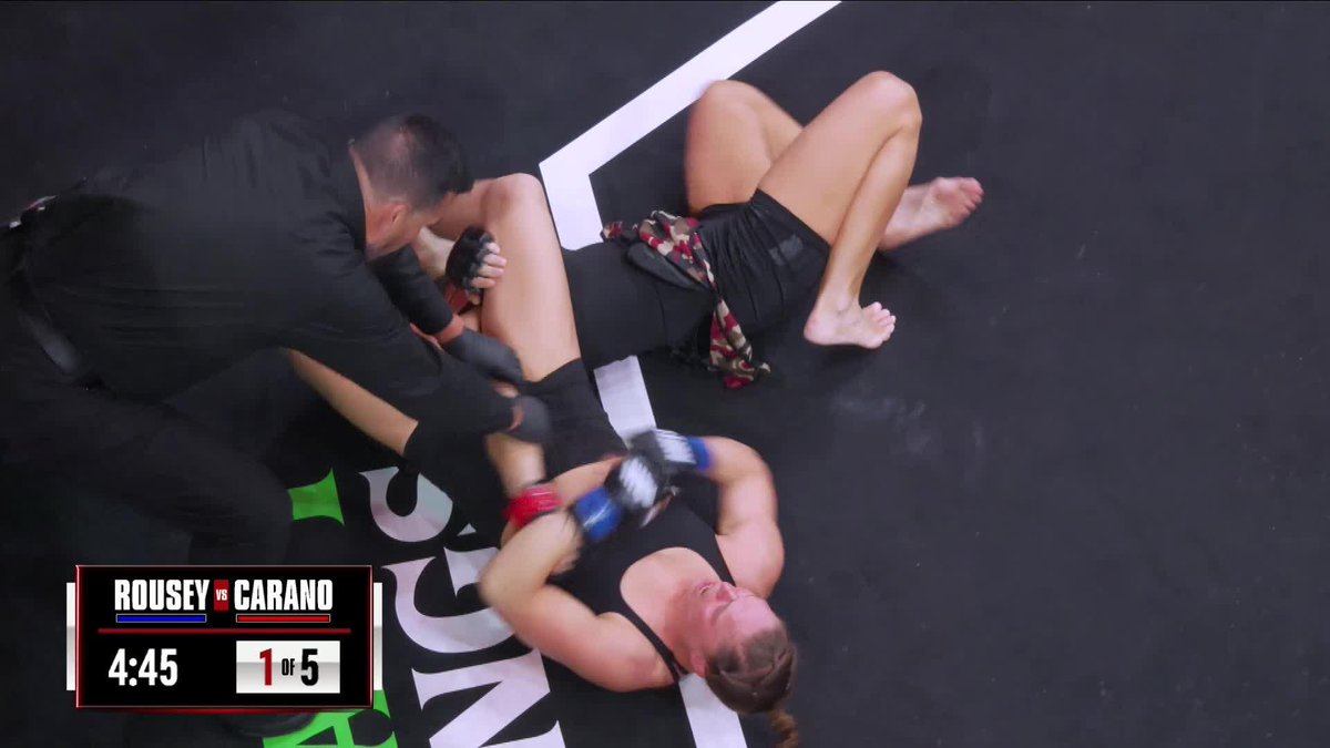 RONDA ROUSEY ENDS THE FIGHT IN LESS THAN 20 SECONDS! ——— LIVE NOW 🌎 NETFLIX #RouseyCarano #DiazPerry #NgannouLins
