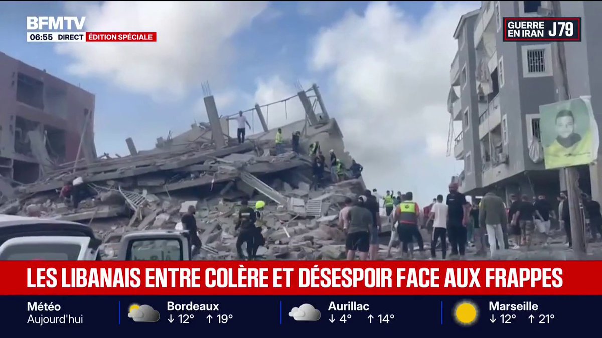 💬 "Il n'y a pas de cessez-le-feu avec Israël, c'est que des paroles en l'air" Malgré la trêve, les Libanais toujours sous le feu des frappes israéliennes