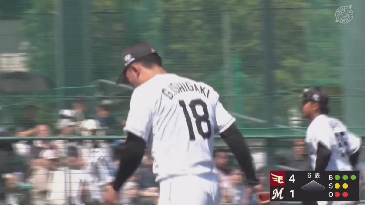 【ファーム】 1イニングをピシャリ👏 千葉ロッテドラフト1位ルーキー 石垣元気 投手が三者連続三振に抑える💪 👇ライブ配信・見逃し配信を見る