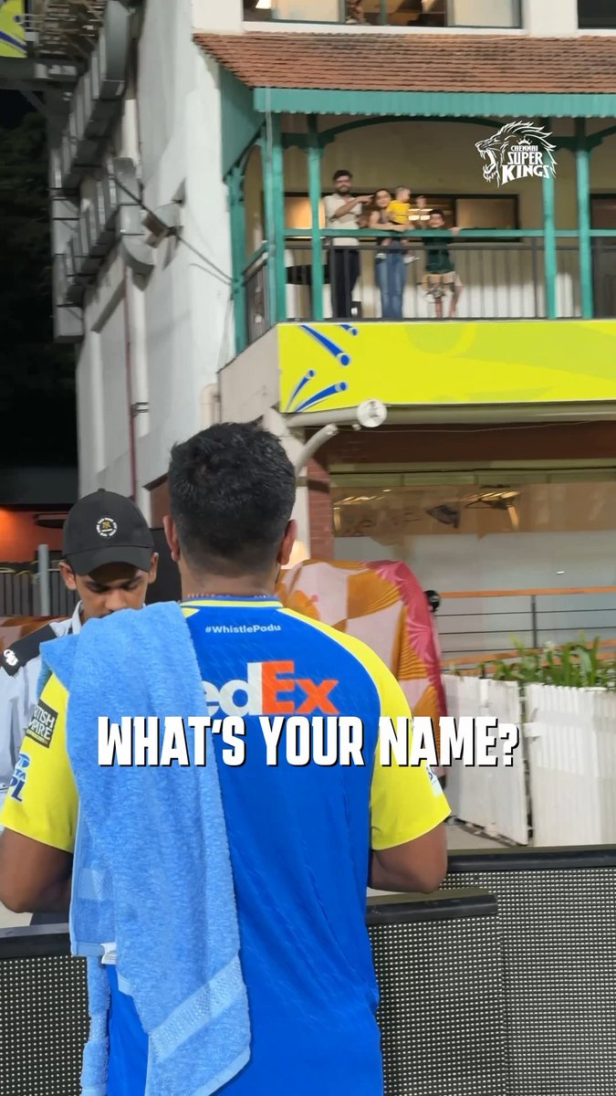 Sanju making every heart full 💛✨ #WhistlePodu #Yellove