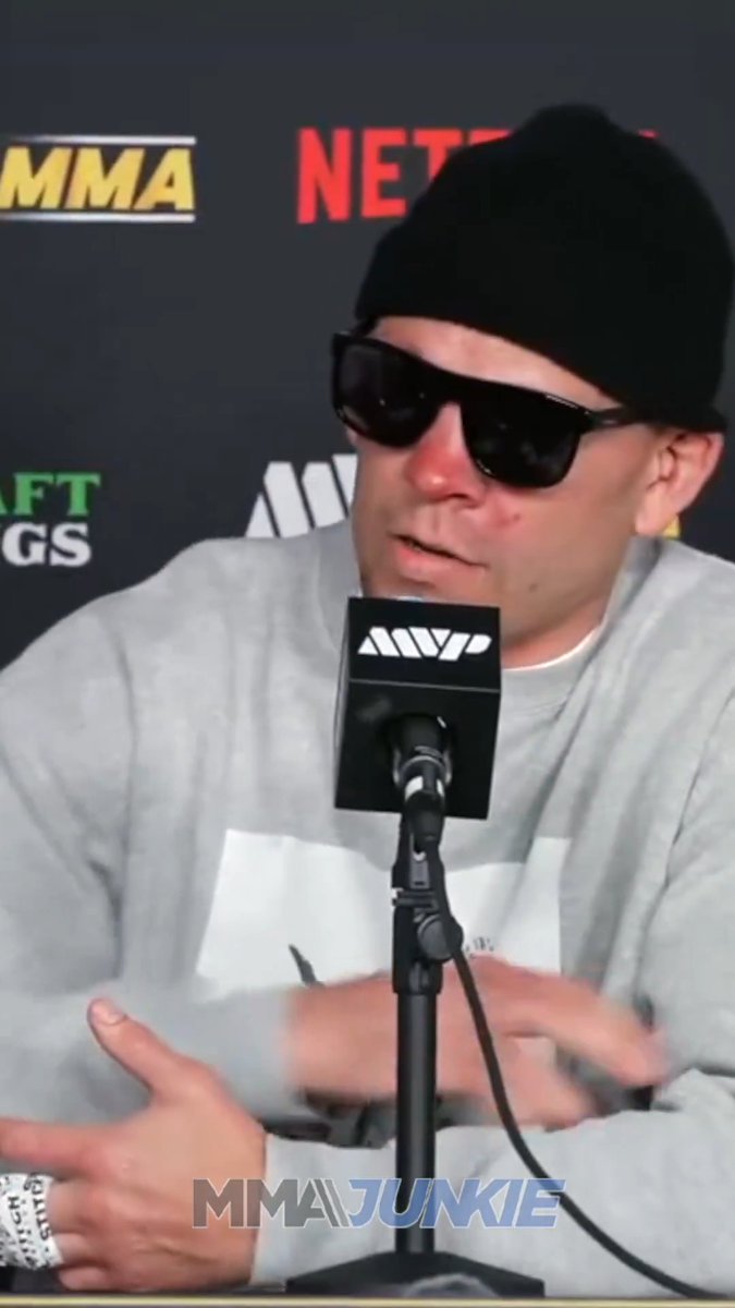 Nate Diaz says he has "a lot of making up to do" in MMA after his Mike Perry loss at #RouseyCarano. "I don't have a check-out time. This sh*t's forever."