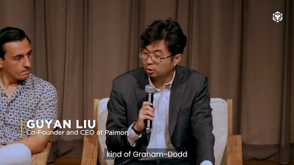 "This is kind of a Graham-Dodd moment for crypto." At #BNBMiami, Guyan Liu, Co-Founder & CEO of Paimon Finance, drew a parallel between tokenized assets today and the stock market back in the 1920s. He believes crypto is hitting a similar inflection point, as the industry matures and starts focusing more on the fundamentals of the technology.