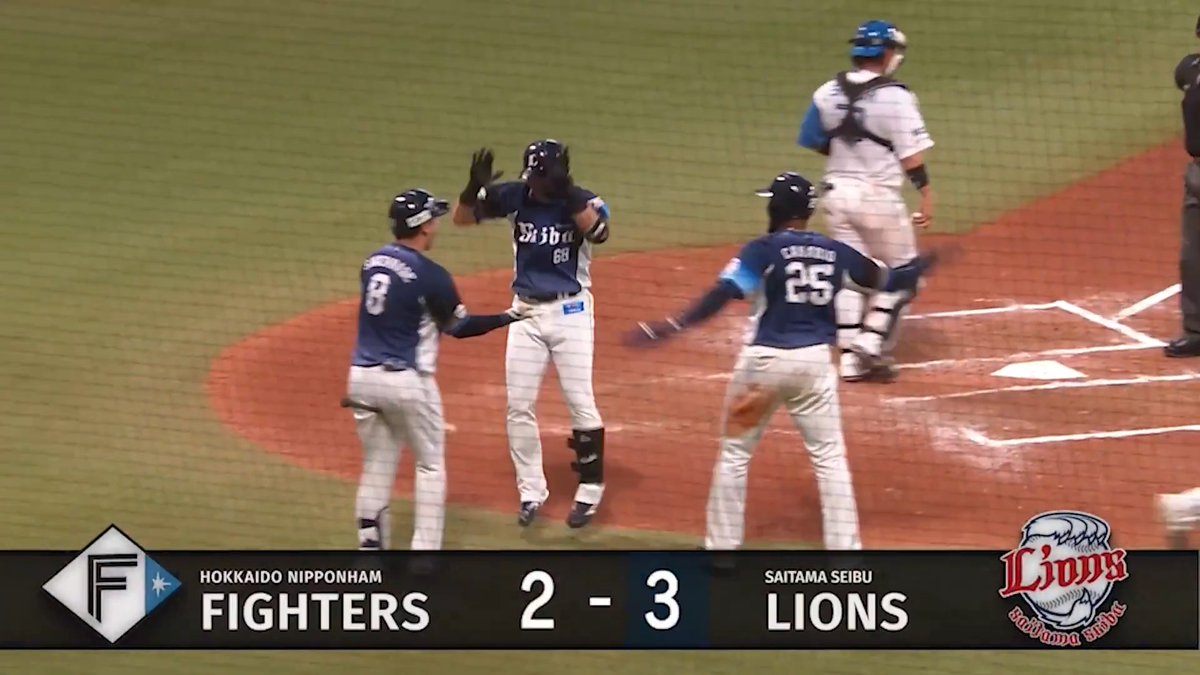 #岸潤一郎 選手のホームランで逆転！ 完璧な一振りで、代打の仕事を果たします！ #seibulions #打破