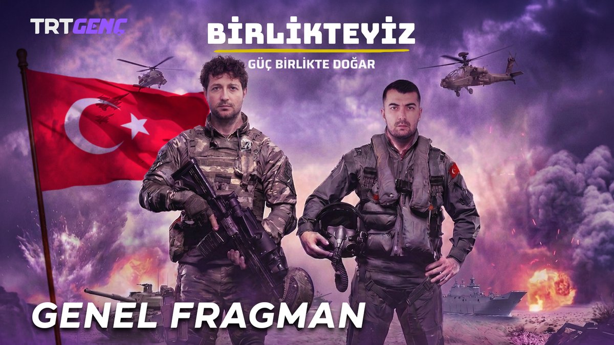 Bartu Zeytinci ve Doğukan Kahveci’nin eşsiz sunumu ve Millî Savunma Bakanlığımızın katkılarıyla… #Birlikteyiz 19 Mayıs Salı 19.19’da TRT Genç ekranlarında başlıyor!