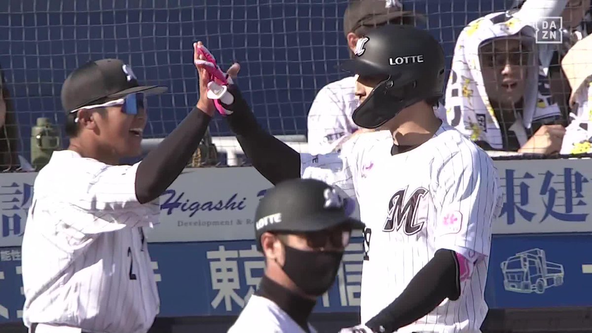 弾丸がレフトへ キャプテンの力 ソト 第3号ホームラン ⚾️ロッテ×オリックス #chibalotte #だったらDAZN