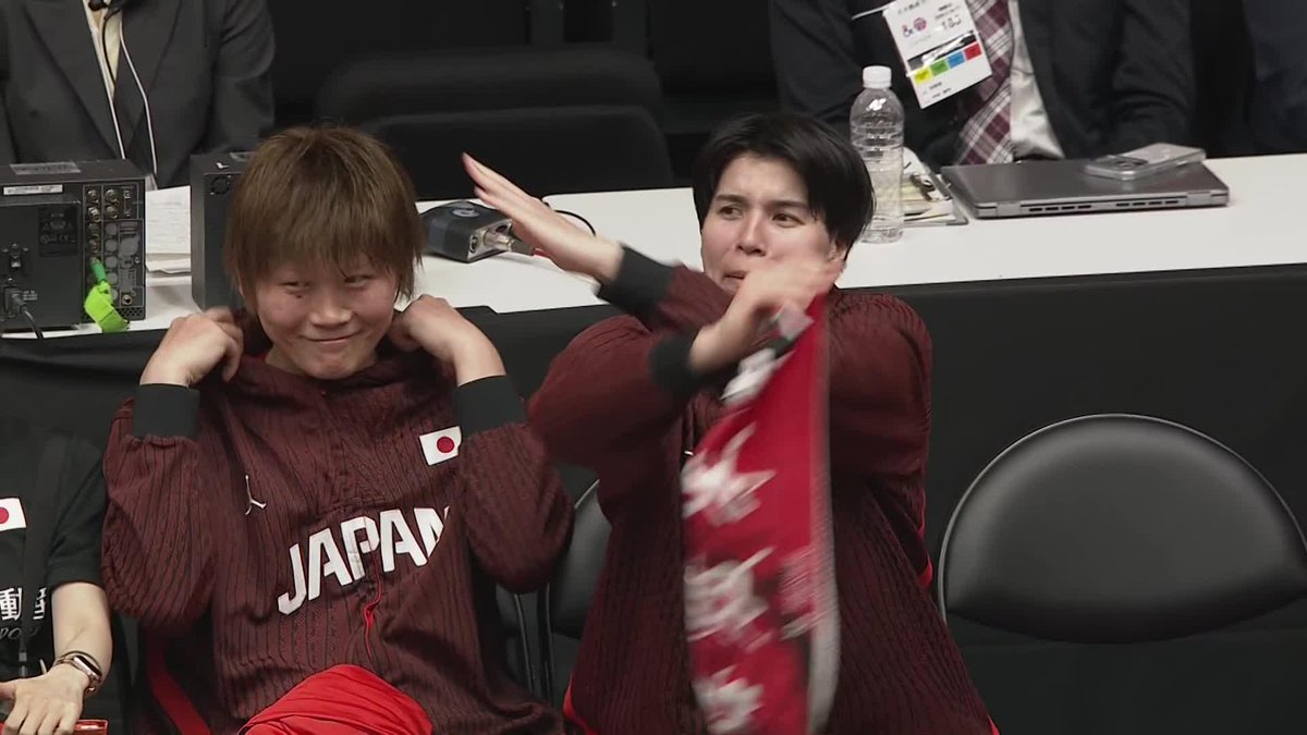 リアクションの理由は...?😒🙅‍♀️ Maki Takada Ramu Tokashiki 宮澤夕貴 #三井不動産カップ2026 #AkatsukiJapan