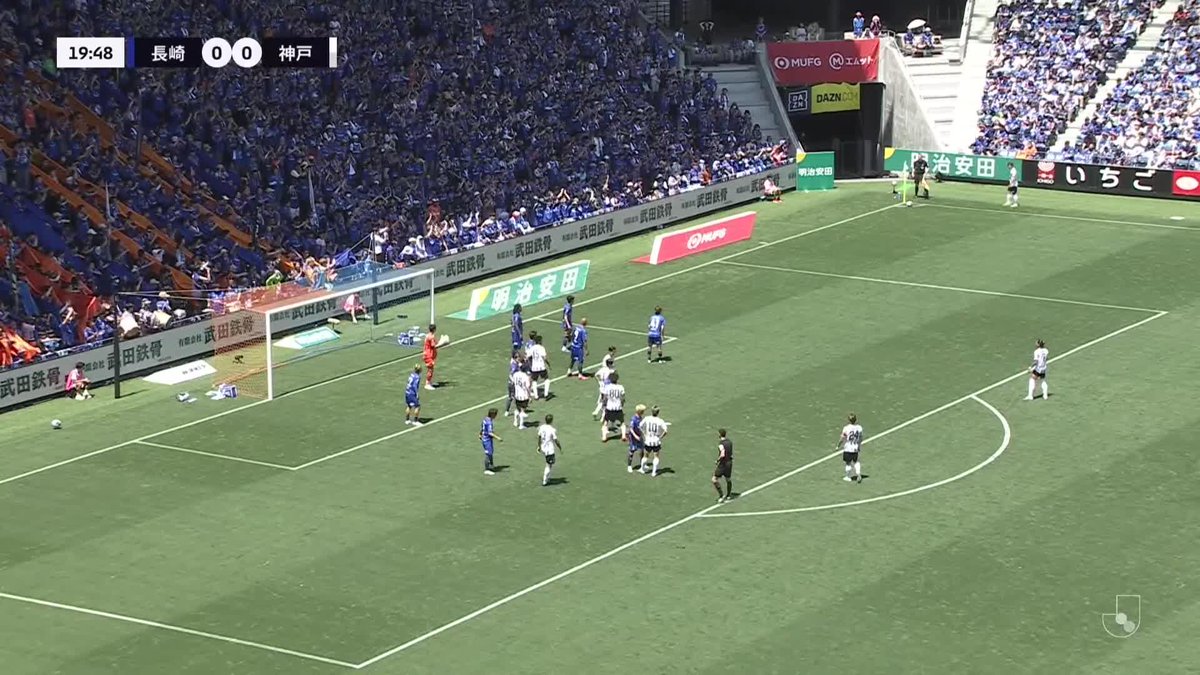 🔷🔶 𝙏𝙊𝘿𝘼𝙔'𝙎 𝙂𝙊𝘼𝙇⚽️✔️ 🔢1-0 ⚽️#山口蛍 選手 "値千金の先制ボレー弾🪄🔷🔶" #マテウスジェズス 選手が自陣からのカウンターを持ち込み、最後は走り込んだ #山口蛍 選手が冷静に仕留める💥 #vvaren #長崎旋風 #青橙祭
