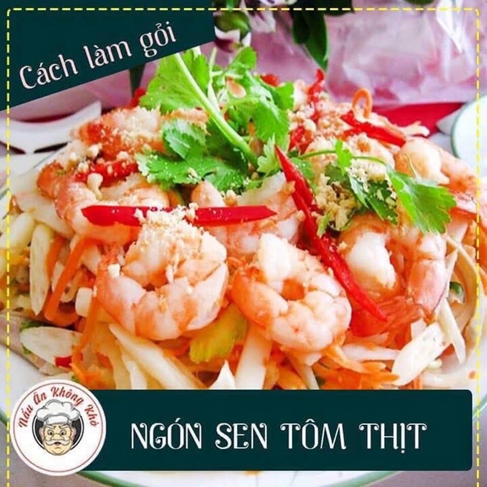 👉🫶Gỏi ngó sen tôm 🍤
