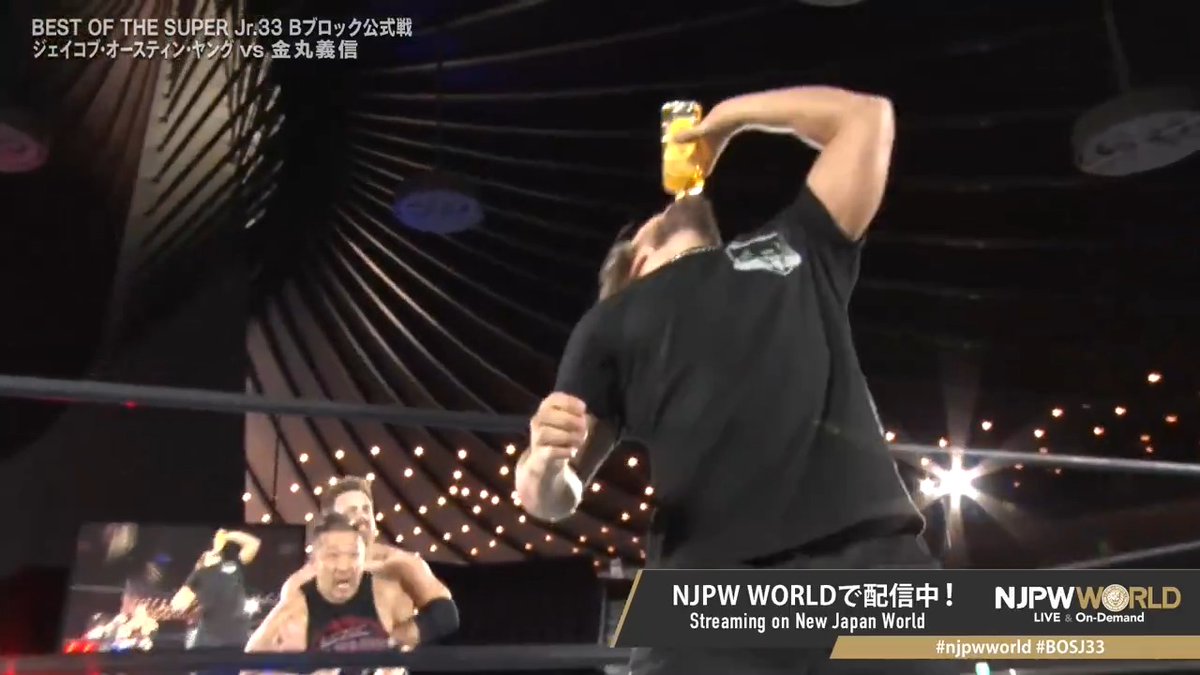 .Zane Jay. ゼイン・ジェイ. “😫😫😫” From the profile URL #njpwworld #BOSJ33