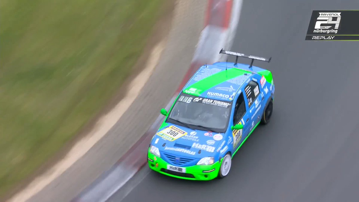 Max. M3 Touring. The Dacia. So much love for the little Logan, which is four hours away from a #24hNBR finish ❤️ 📺 #IGTC | #24hNBR
