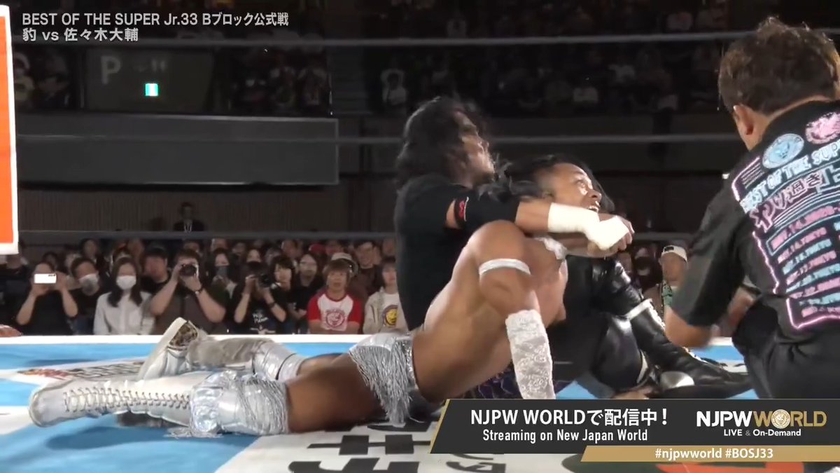 .佐々木大輔 DAISUKE SASAKI “Diving Elbow Drop→Cross Face” From the profile URL #njpwworld #BOSJ33