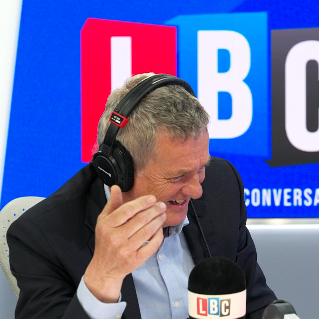 'We put sanctions on our own economy, normal countries don't do that!' Matthew Wright shows Mike Buckley a headline warning that Labour could 'wreck Brexit'... once he's finished laughing, that is.