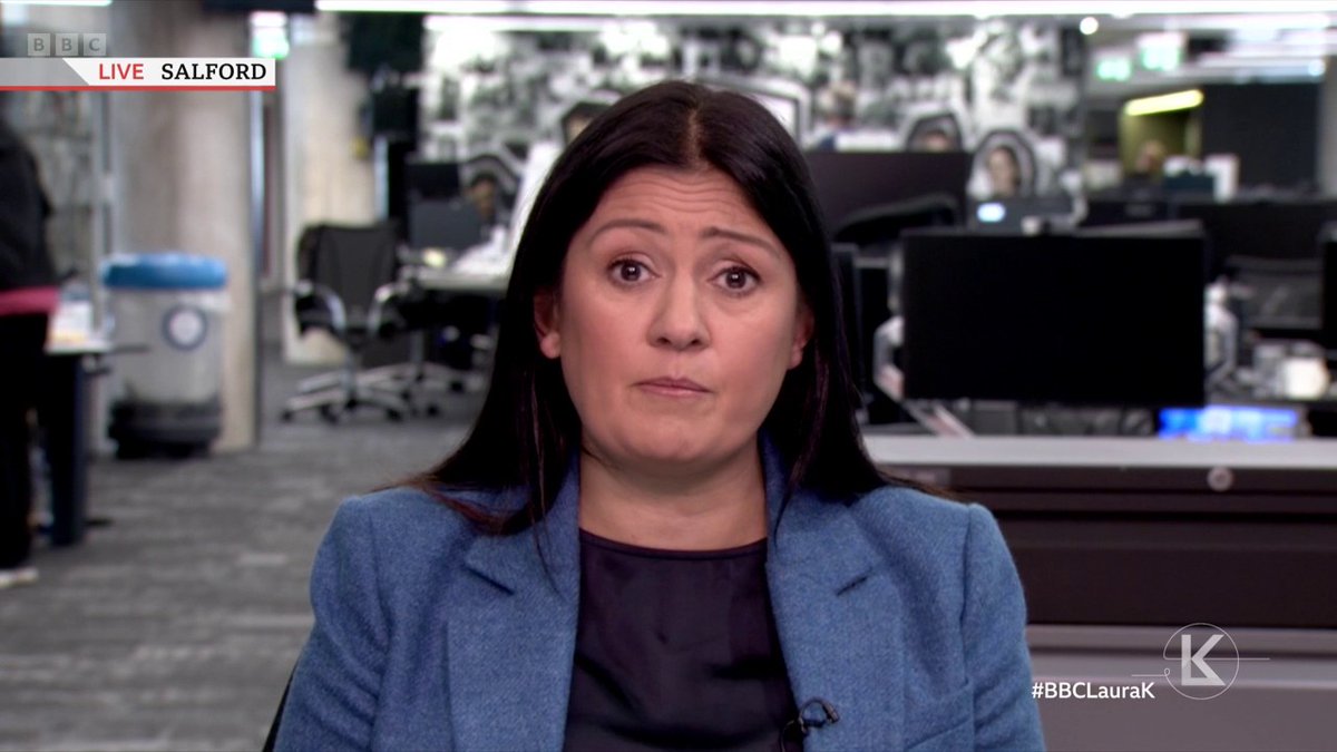 "I think this is just a bit odd” Culture Secretary Lisa Nandy criticises Wes Streeting’s call for the UK to eventually rejoin the EU and says we shouldn’t reopen the “circular arguments” around Brexit #BBCLauraK
