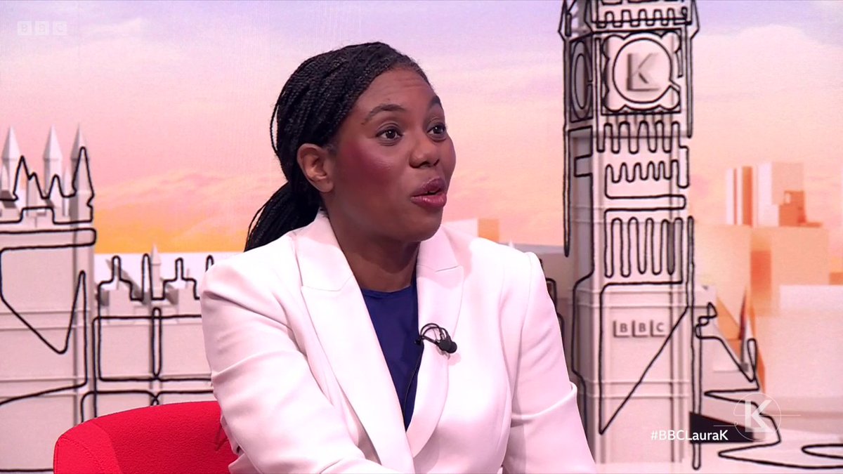 “It was very flattering… I do like her song ‘Starships’” Conservative leader Kemi Badenoch responds to praise from Nicki Minaj #BBCLauraK
