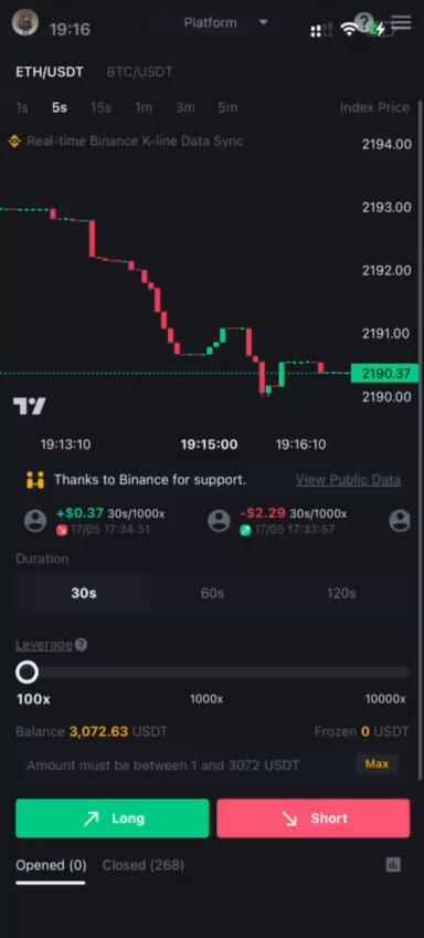 🚨 今天短线操作直接赚了3000美金！ 💰📈 我用30秒事件合约预测以太坊涨跌，30秒一单，抓住趋势转折点，轻松把利润翻倍！操作太刺激了，附上真实操作视频，大家可以直接学习复制👇 平台实时同步币安现货数据，超级公平透明，还能加杠杆，收益完全按波动幅度算，0手续费，简直是为短线玩家量身定做！ 想一起冲的戳这里： 你们今天短线操作赚了多少？评论区分享你的战绩，一起交流！🔥 #以太坊 #短线交易 #加密货币 #30秒合约 #赚钱日常