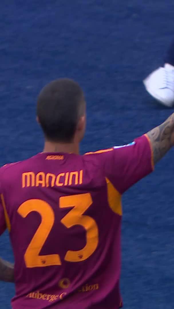 Ancora Mancini! 🏹 #RomaLazio 2-0