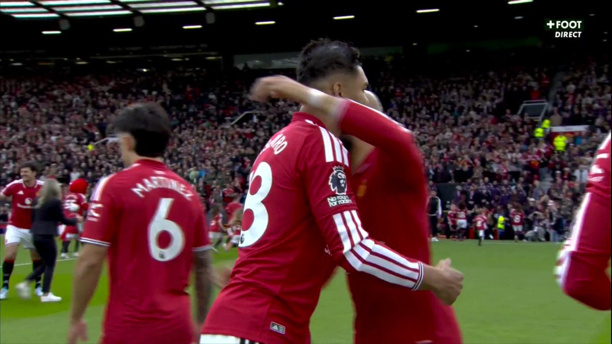 L’hommage d’Old Trafford pour le dernier match à domicile de Casemiro 🇧🇷 🥺👋
