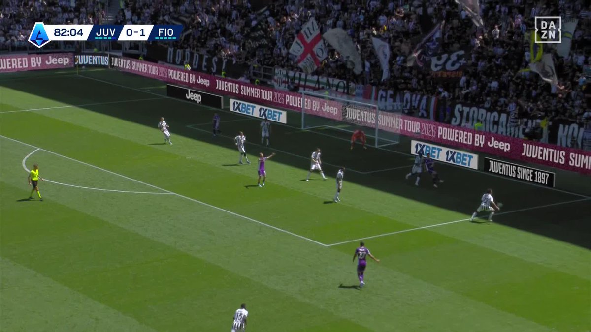 Le 𝗧𝗢𝗣 𝗕𝗨𝗧 qui envoie la Juventus à la 𝟲𝗘 𝗣𝗟𝗔𝗖𝗘 de Serie A à 1 journée de la fin ! 🥶🥶 Les Bianconeri étaient sur le podium avant cette 37e journée, terrible... (DAZN France)