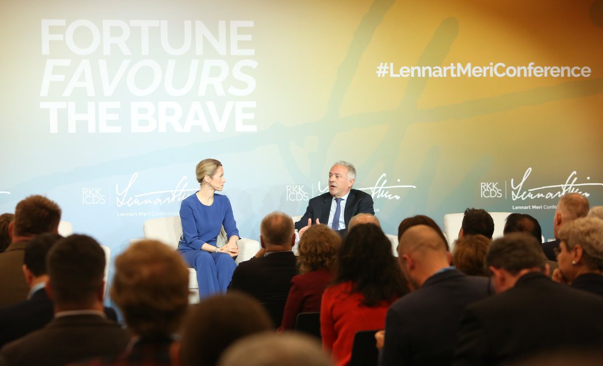 Good to speak to Edward Luce at Lennart Meri Conference about Russia’s war against Ukraine, the Middle East and the state of trans-Atlantic relations. On Russia, the most important thing is that we keep up the pressure because they are not at the point of coming to the negotiation table to actually negotiate.