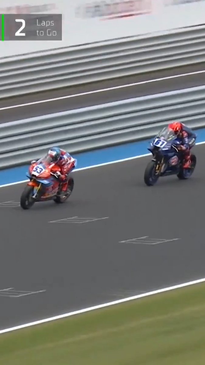 What a LAP! 💥 Re-live an incredible last lap in WorldSSP from Most 🤯 #WorldSSP #WorldSBK #CzechWorldSBK