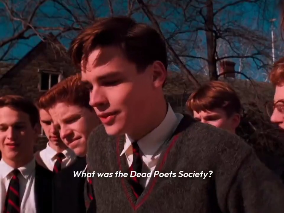 Dead Poets Society: the quiet rebellion every generation needs. Think for yourself. Feel everything. Seize the day. Robin Williams was untouchable. O Captain, My Captain 🖤