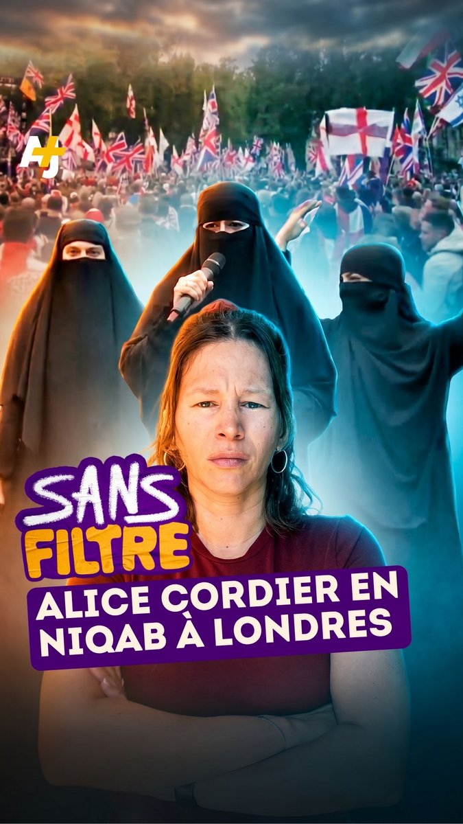 Ce samedi à Londres, Alice Cordier et Némésis montaient sur scène en niqab devant 60 000 personnes. L'événement était organisé par le militant d’extrême droite Tommy Robinson et financé par des milliardaires américains.