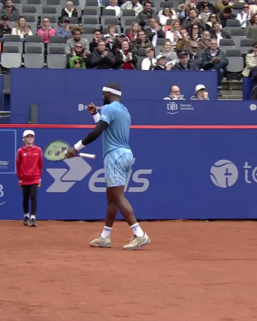 Foe said "I can do it too" 😤 Frances Tiafoe #bitpandahamburgopen