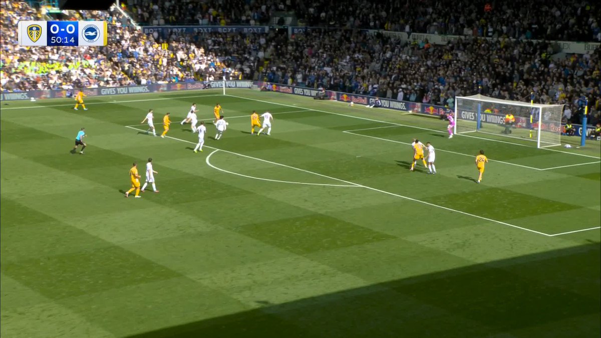 Ethan Ampadu with a fantastic block for Leeds! 👏