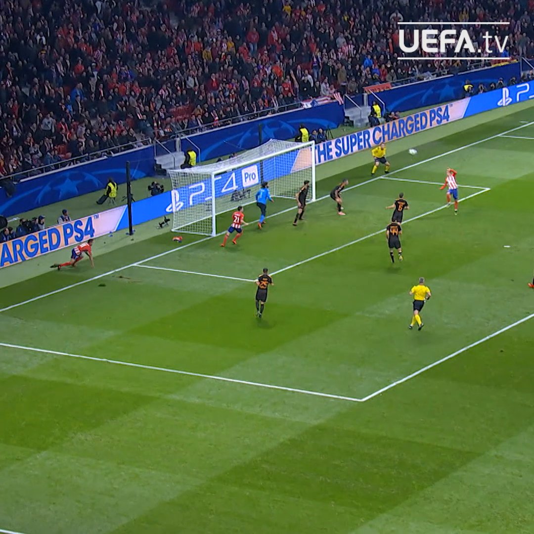 🚲 Ce but d’Antoine Griezmann contre AS Roma… probablement l’un des gestes les plus fous de l’histoire récente de l’Atlético de Madrid. ✨