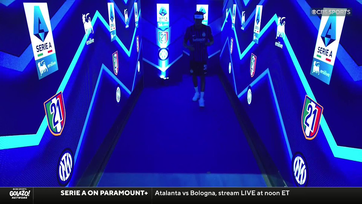 Inter players captured their championship walkout from their own perspective using smart glasses 🕶️🏆