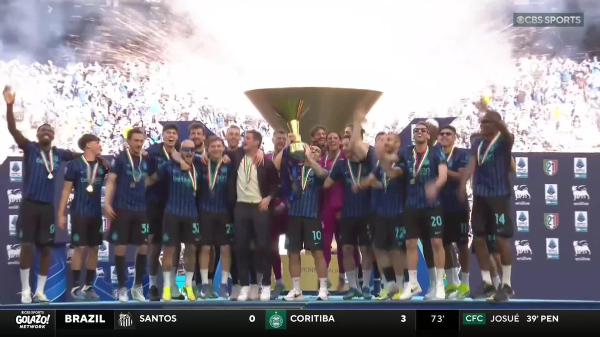 What a moment for Inter 🖤💙 The Champions of Italy lift their 21st Scudetto 🏆