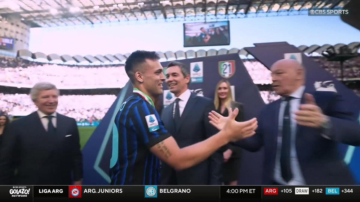 “He represents what Inter are. He is a real leader on the team.” Mike Grella praises Inter’s top scorer, Lautaro Martinez during the final championship walkout 🏆🔥