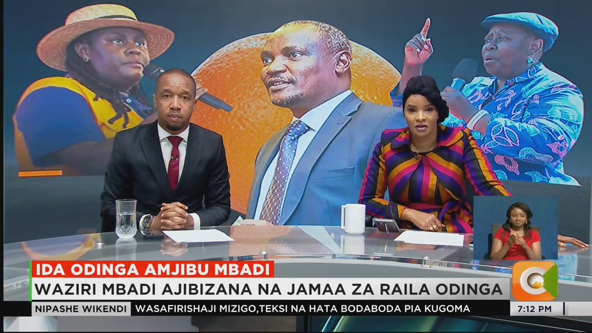 Ida Odinga Amjibu Mbadi: Waziri Mbadi ajibizana na jamaa za Raila Odinga Ida ajibu matamshi ya John Mbadi kuhusu Raila Winnie Odinga, Ruth Odinga walijibizana naye Mbadi alirusha maneno kumuelekezea Winnie, Ruth #CitizenNipasheWikendi
