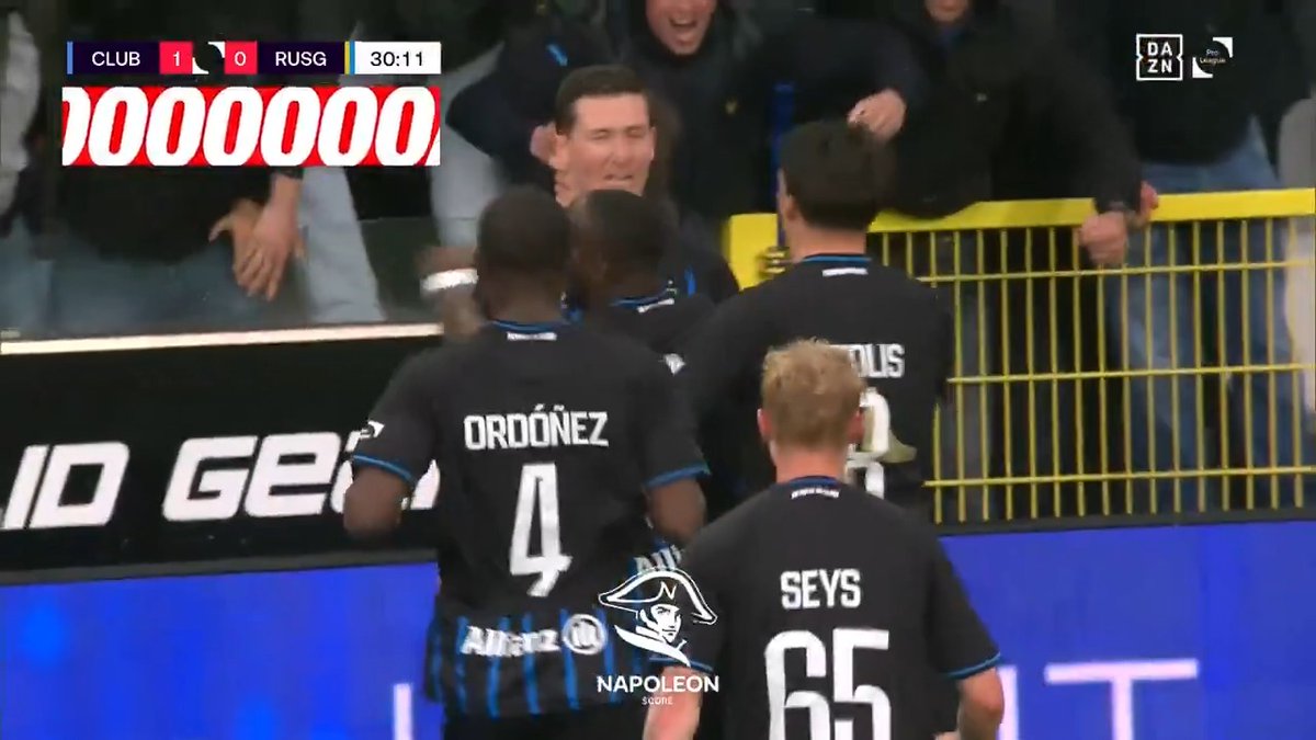 💥 | Een 𝗞𝗔𝗡𝗢𝗡𝗦𝗞𝗢𝗚𝗘𝗟 van Hans Vanaken! 💣😱 Bekijk #CLUUSG in de DAZN-app. 🔥